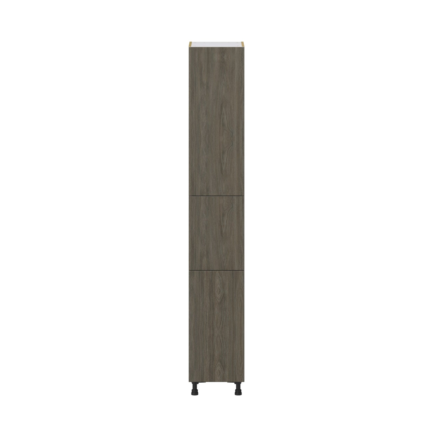 Hugo&Borg Savane 15-in W x 94.5-in H x 24-in D Textmel Pantry Fully Assembled Cabinet (Flat Panel Slab Door Style)