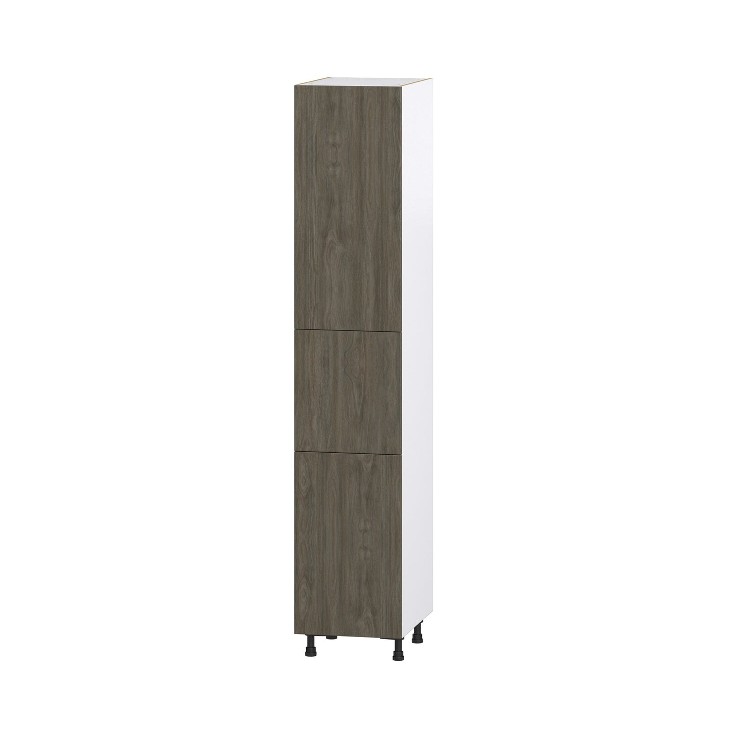 Hugo&Borg Savane 18-in W x 94.5-in H x 24-in D Textmel Pantry Fully Assembled Cabinet (Flat Panel Slab Door Style)