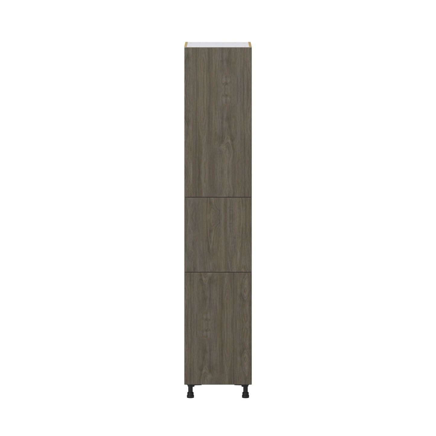 Hugo&Borg Savane 18-in W x 94.5-in H x 24-in D Textmel Pantry Fully Assembled Cabinet (Flat Panel Slab Door Style)