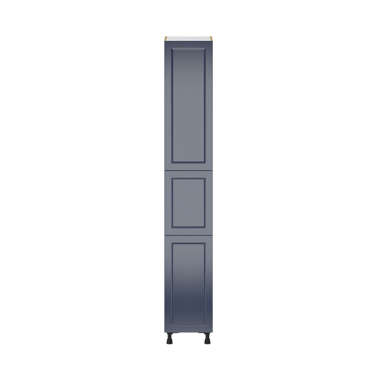 Hugo&Borg Lorette 15-in W x 94.5-in H x 24-in D Navy Blue Pantry Fully Assembled Cabinet (Recessed Panel Shaker Door Style)