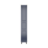 Hugo&Borg Lorette 15-in W x 94.5-in H x 24-in D Navy Blue Pantry Fully Assembled Cabinet (Recessed Panel Shaker Door Style)