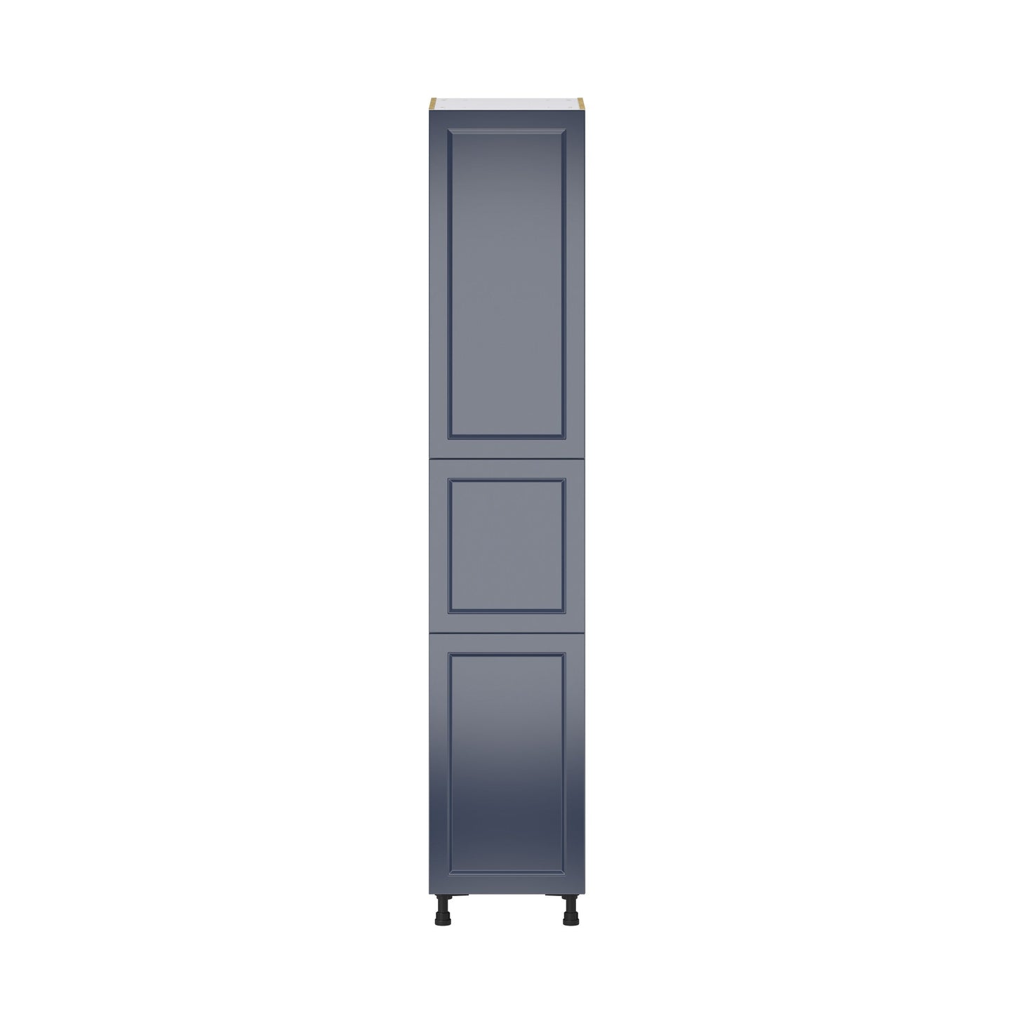 Hugo&Borg Lorette 18-in W x 94.5-in H x 24-in D Navy Blue Pantry Fully Assembled Cabinet (Recessed Panel Shaker Door Style)