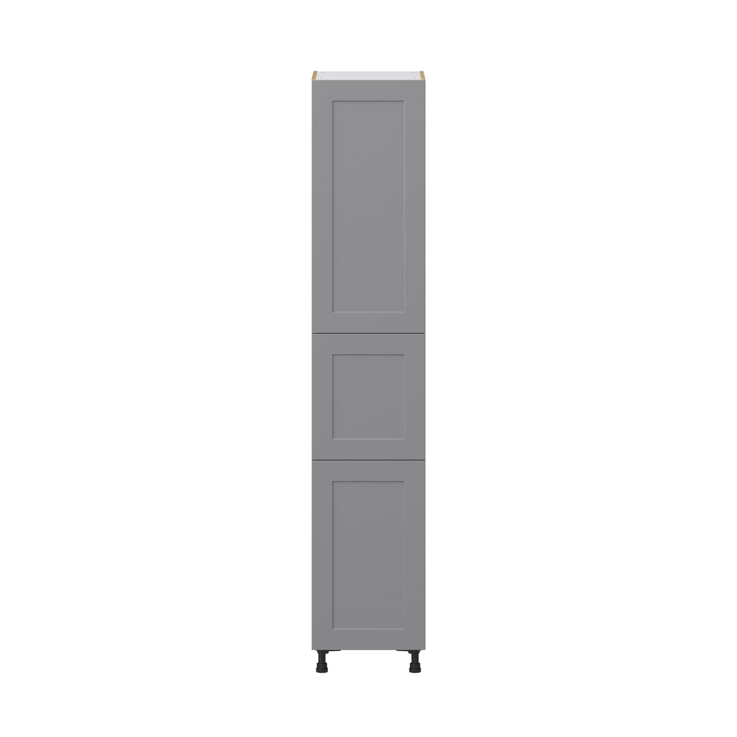 Hugo&Borg Beaumont 18-in W x 94.5-in H x 24-in D Slate Gray Pantry Fully Assembled Cabinet (Recessed Panel Shaker Door Style)