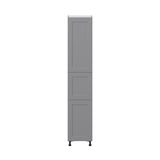 Hugo&Borg Beaumont 18-in W x 94.5-in H x 24-in D Slate Gray Pantry Fully Assembled Cabinet (Recessed Panel Shaker Door Style)