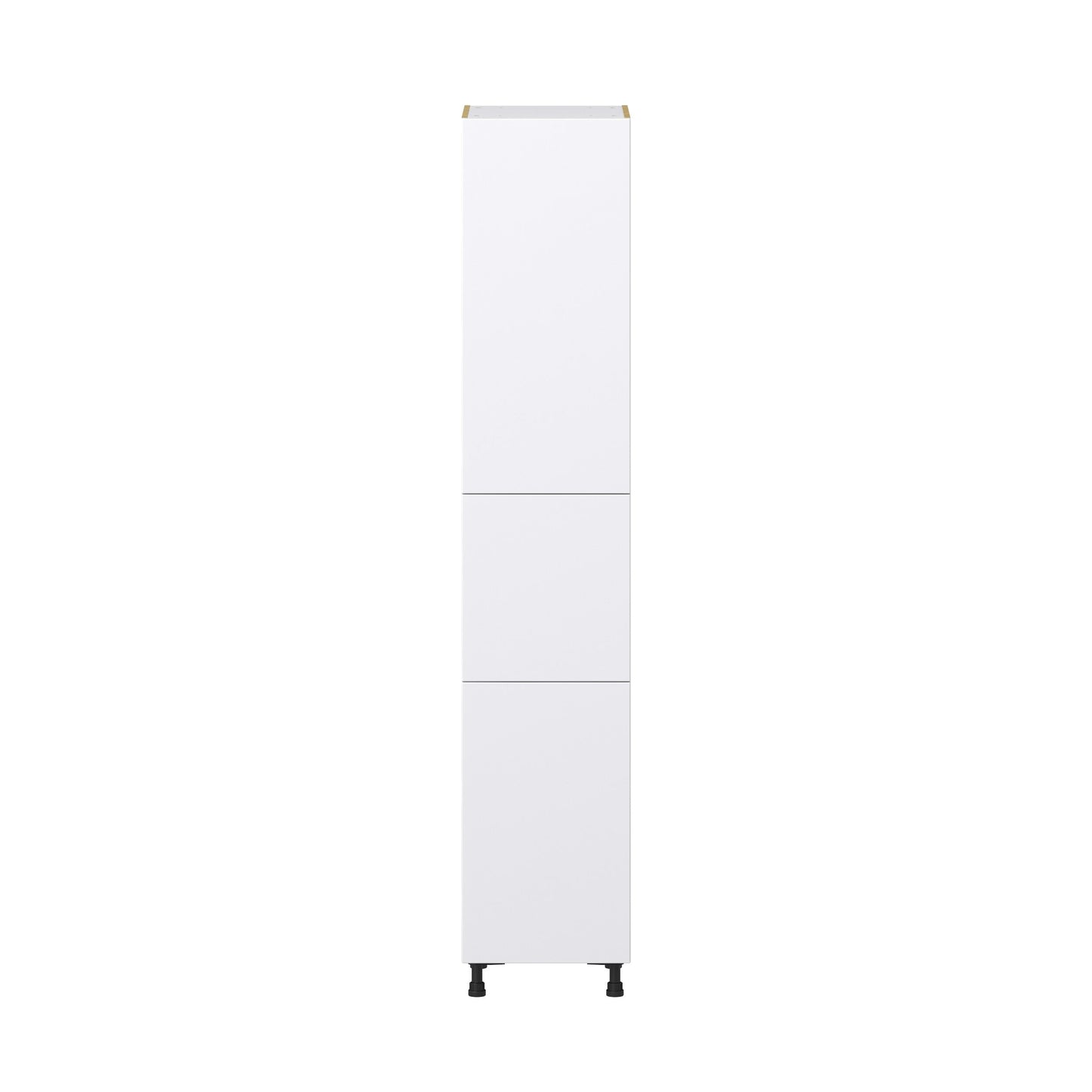 Hugo&Borg Lasalle 18-in W x 94.5-in H x 24-in D Bright White Slab Pantry Fully Assembled Cabinet (Flat Panel Slab Door Style)