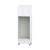 Hugo&Borg Jolie 30-in W x 94.5-in H x 24-in D Warm White 1-Drawer Single or Double Oven Pantry Fully Assembled Cabinet (Recessed Panel Shaker Style)