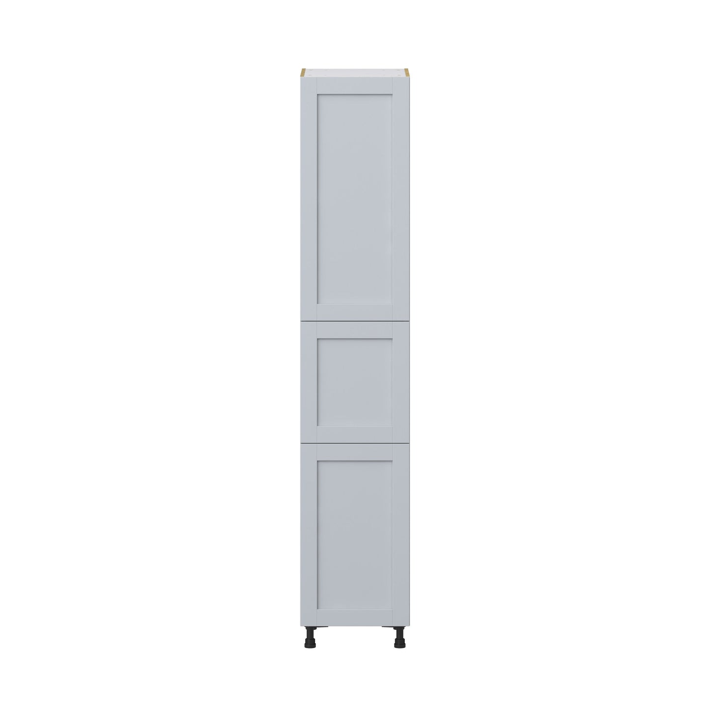 Hugo&Borg Charlesberg 18-in W x 94.5-in H x 24-in D Gray Pantry Fully Assembled Cabinet (Recessed Panel Shaker Door Style)