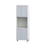 Hugo&Borg Charlesberg 30-in W x 94.5-in H x 24-in D Gray Single Oven Pantry Fully Assembled Cabinet (Recessed Panel Shaker Style)