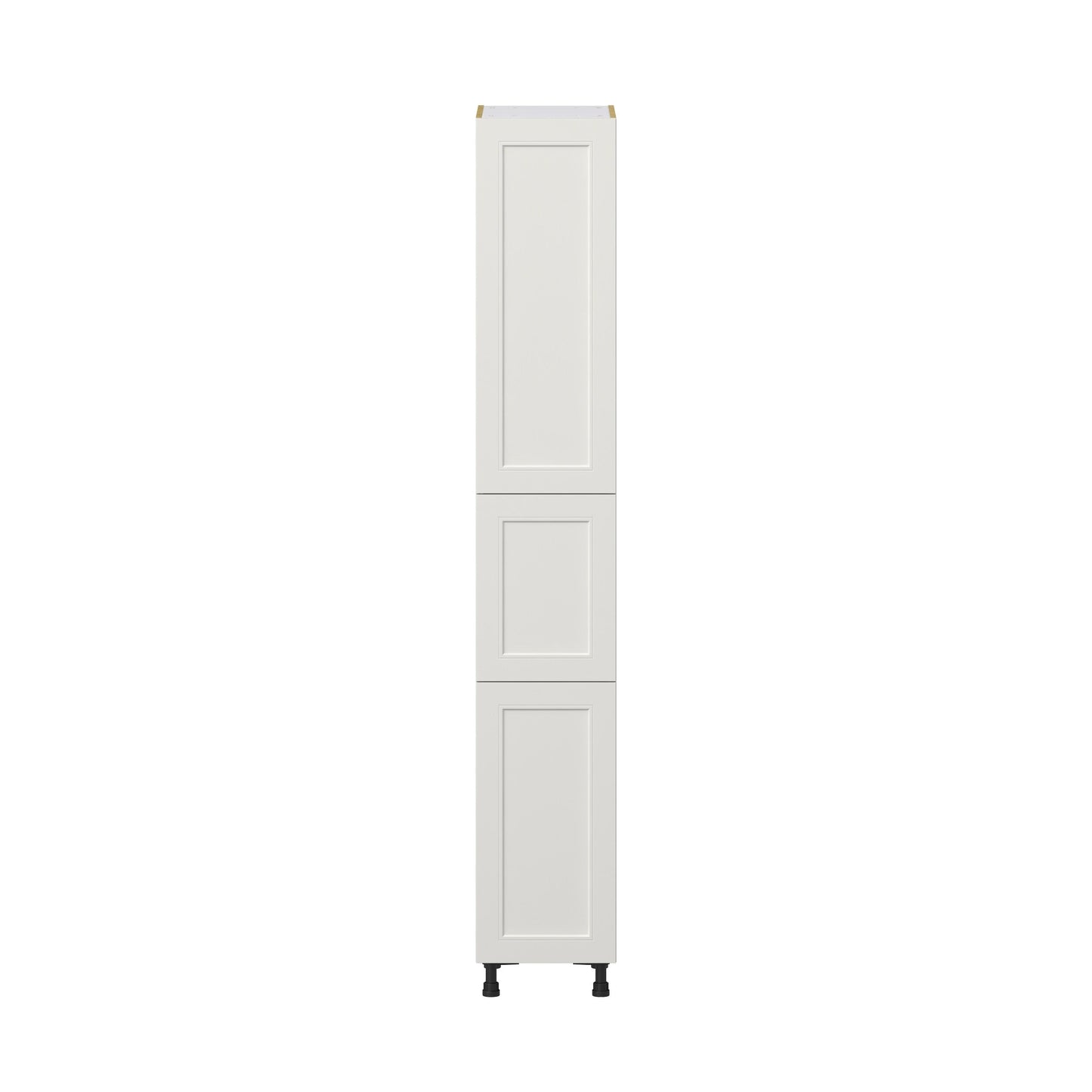 Hugo&Borg Belcourt 15-in W x 94.5-in H x 24-in D Gray Painted Pantry Fully Assembled Cabinet (Recessed Panel Shaker Door Style)