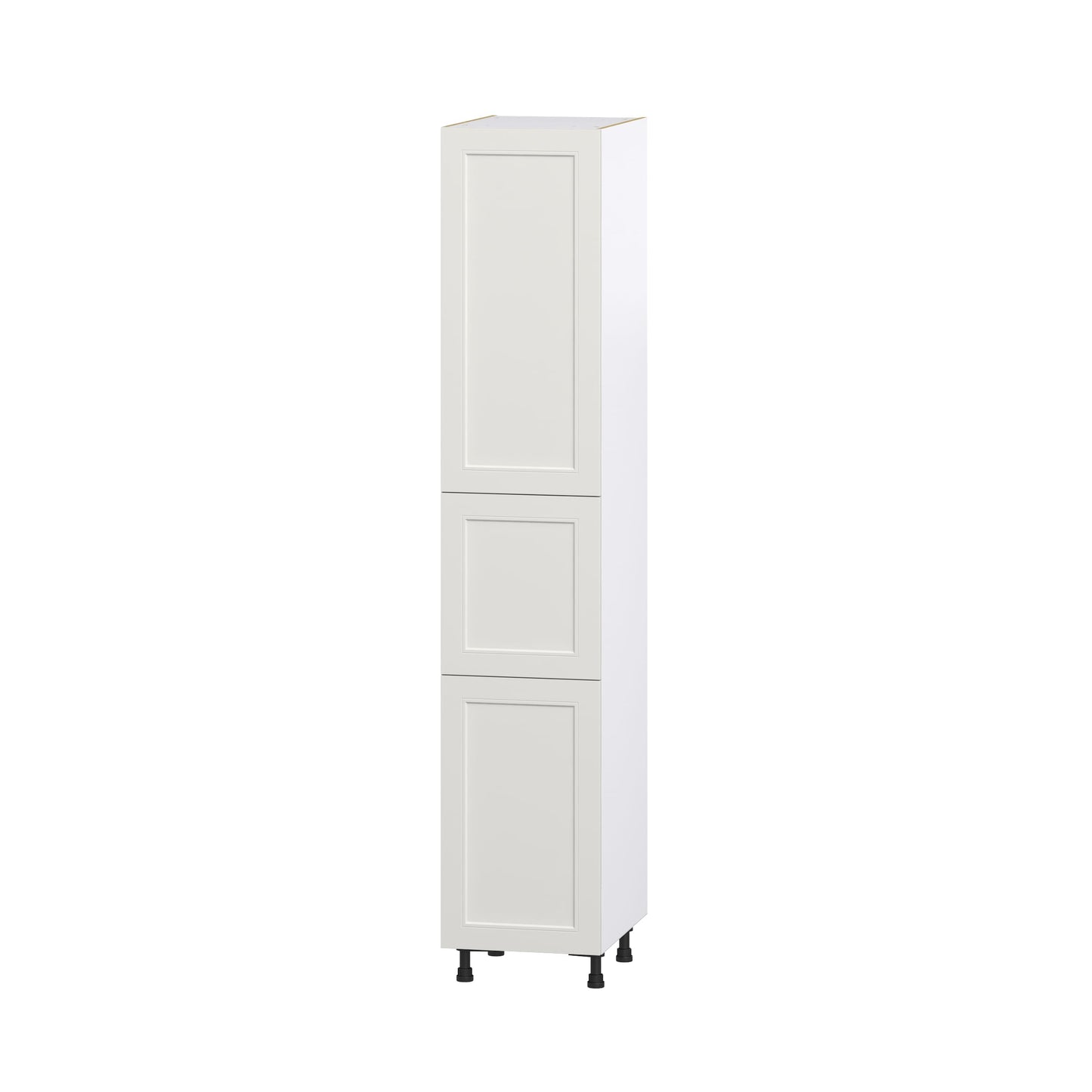 Hugo&Borg Belcourt 18-in W x 94.5-in H x 24-in D Gray Painted Pantry Fully Assembled Cabinet (Recessed Panel Shaker Door Style)