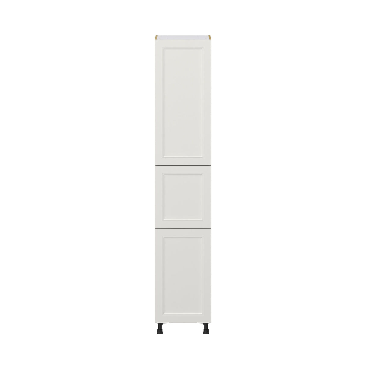Hugo&Borg Belcourt 18-in W x 94.5-in H x 24-in D Gray Painted Pantry Fully Assembled Cabinet (Recessed Panel Shaker Door Style)