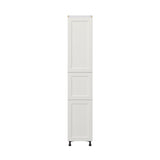 Hugo&Borg Belcourt 18-in W x 94.5-in H x 24-in D Gray Painted Pantry Fully Assembled Cabinet (Recessed Panel Shaker Door Style)