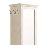 Benzara White Accent Chest