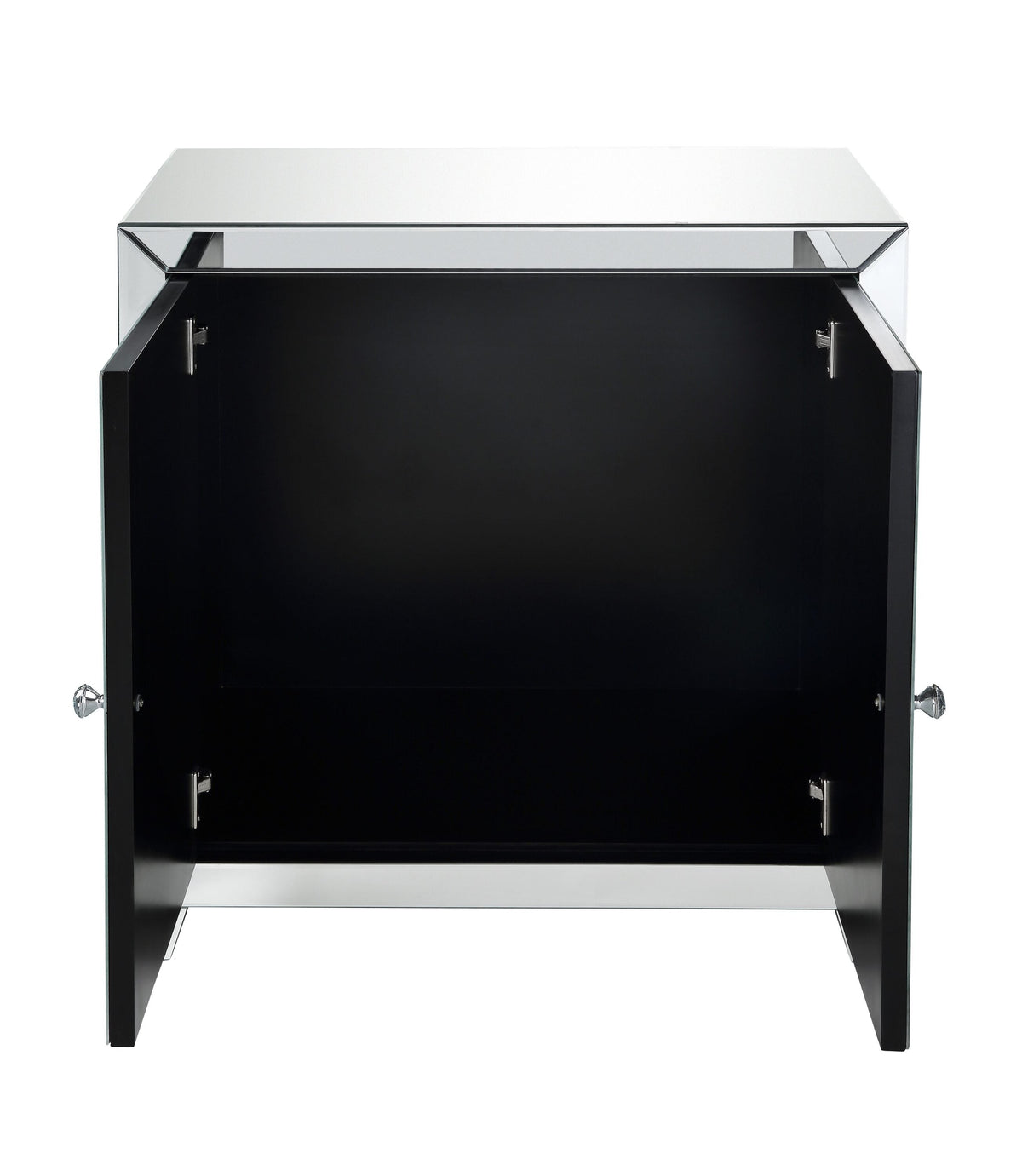 Benzara Silver Accent Chest