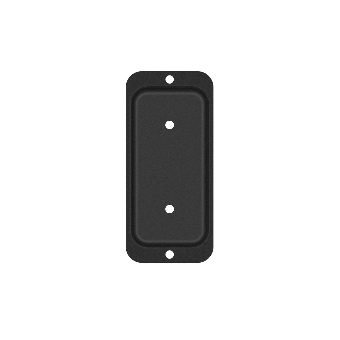 Nuvo Iron 2-in x 4.5-in Powder Coated Black Painted Galvanized Steel Rail Bracket