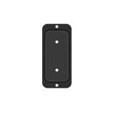Nuvo Iron 2-in x 4.5-in Powder Coated Black Painted Galvanized Steel Rail Bracket