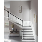 Progress Lighting McColl 4-Light Brushed Nickel Transitional Cage Chandelier