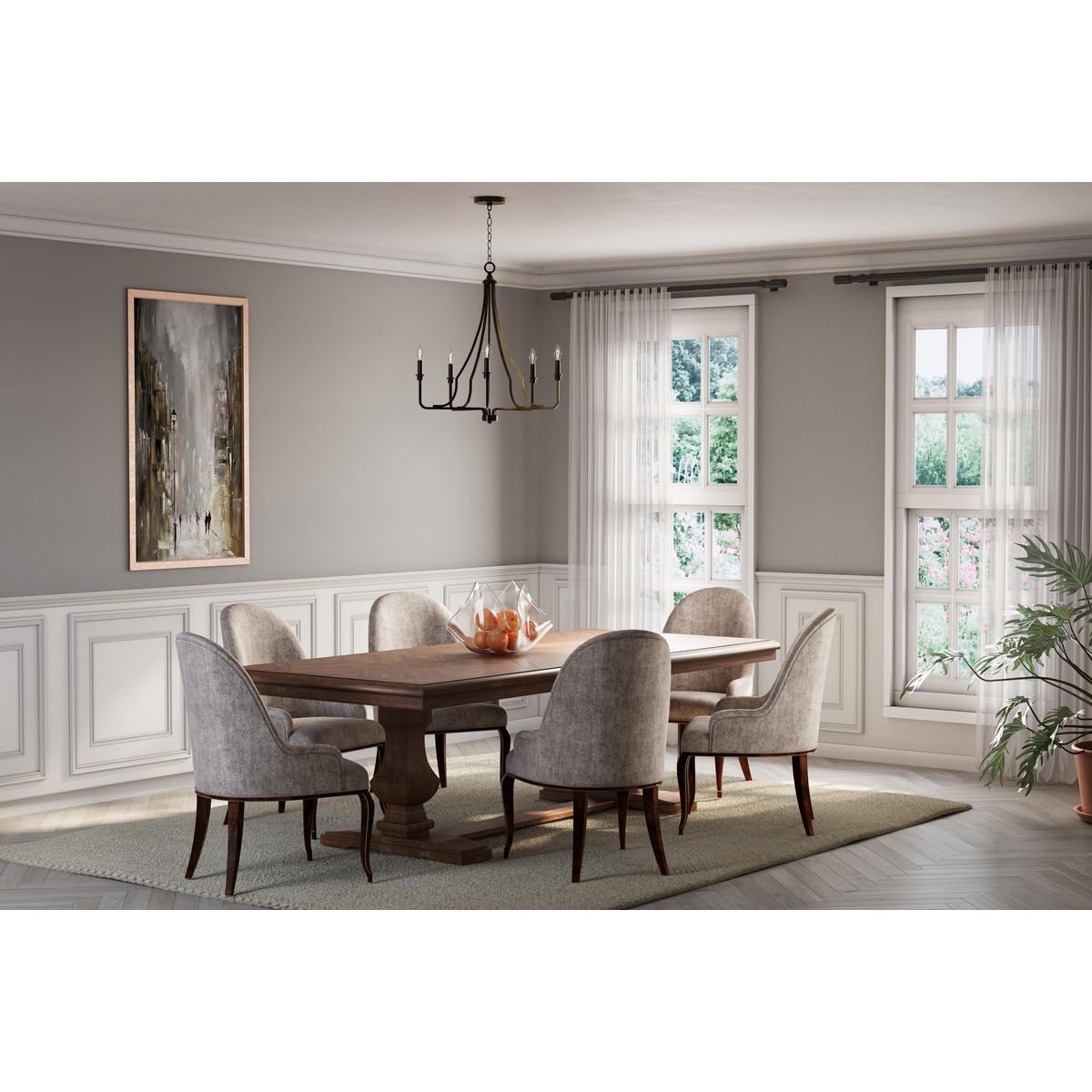 Progress Lighting Myerly 5-Light Modern/Contemporary Chandelier
