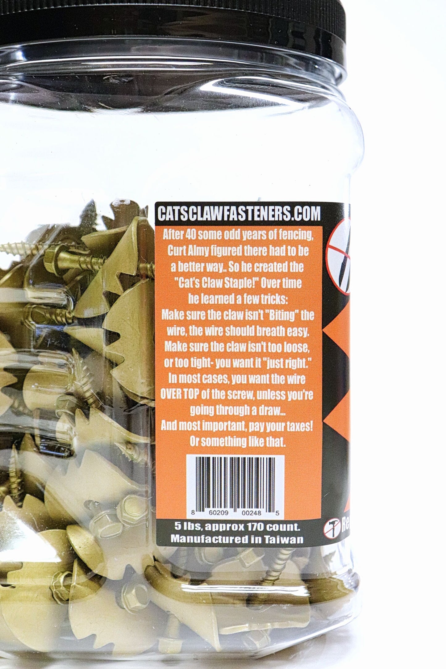 Cat's Claw FASTENERS 5-in Bronze Steel Fasteners For Wood Fence 170-Pack