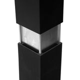 Deckorators ALX 2.5-in x 2.5-in x 6-ft Textured Black Aluminum Deck Post Extension