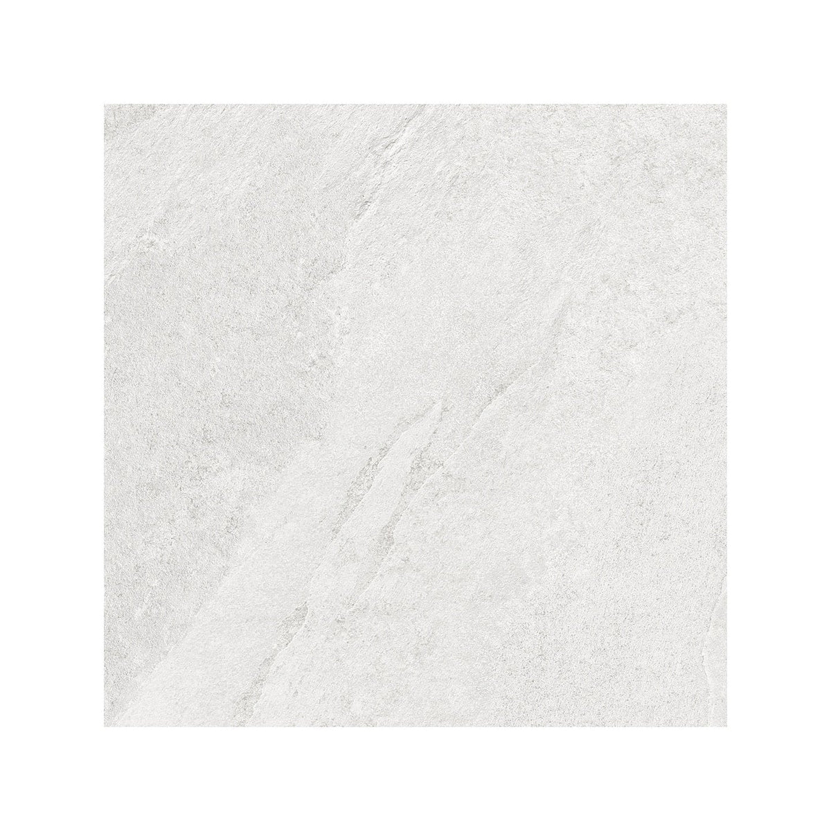 Giorbello (Sample) White 6-in x 6-in Matte Porcelain Stone Look Floor and Wall Tile