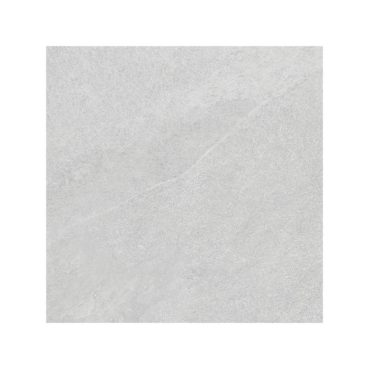 Giorbello (Sample) Silver 6-in x 6-in Matte Porcelain Stone Look Floor and Wall Tile