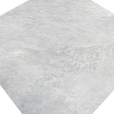 Giorbello Hurricane Silver 24-in x 24-in Glazed Porcelain Stone Look Floor and Wall Tile (12-sq. ft/ Carton)