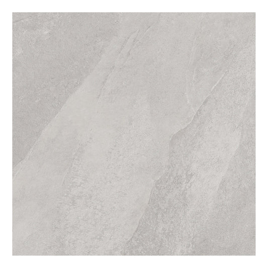 Giorbello Hurricane Gray 24-in x 24-in Glazed Porcelain Stone Look Floor and Wall Tile (12-sq. ft/ Carton)