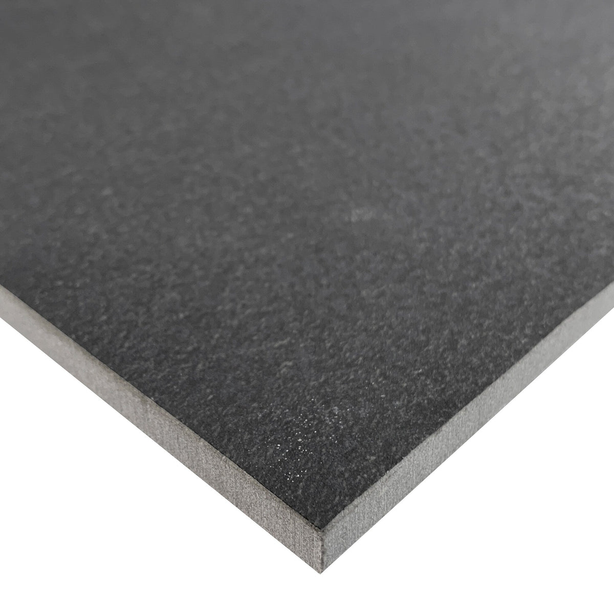 Giorbello Hurricane Black 24-in x 24-in Glazed Porcelain Stone Look Floor and Wall Tile (12-sq. ft/ Carton)