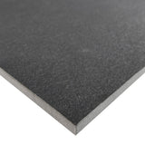 Giorbello Hurricane Black 24-in x 24-in Glazed Porcelain Stone Look Floor and Wall Tile (12-sq. ft/ Carton)