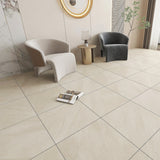 Giorbello Hurricane Sand 24-in x 24-in Glazed Porcelain Stone Look Floor and Wall Tile (12-sq. ft/ Carton)