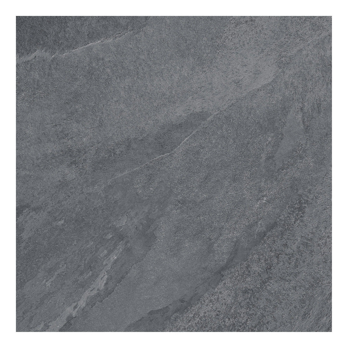 Giorbello Hurricane Coal 24-in x 24-in Glazed Porcelain Stone Look Floor and Wall Tile (12-sq. ft/ Carton)
