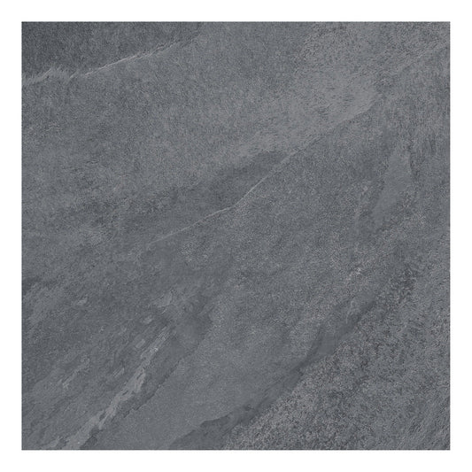 Giorbello Hurricane Coal 24-in x 24-in Glazed Porcelain Stone Look Floor and Wall Tile (12-sq. ft/ Carton)