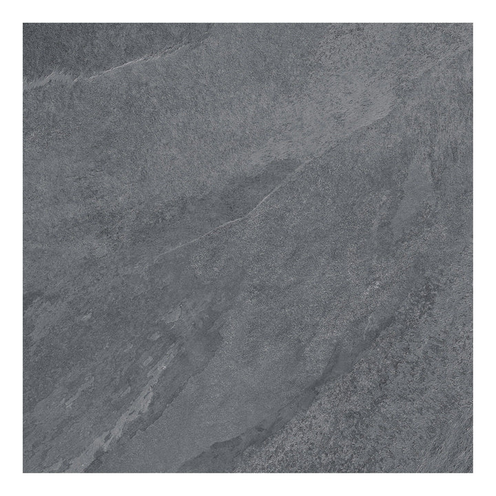 Giorbello Hurricane Coal 24-in x 24-in Glazed Porcelain Stone Look Floor and Wall Tile (12-sq. ft/ Carton)
