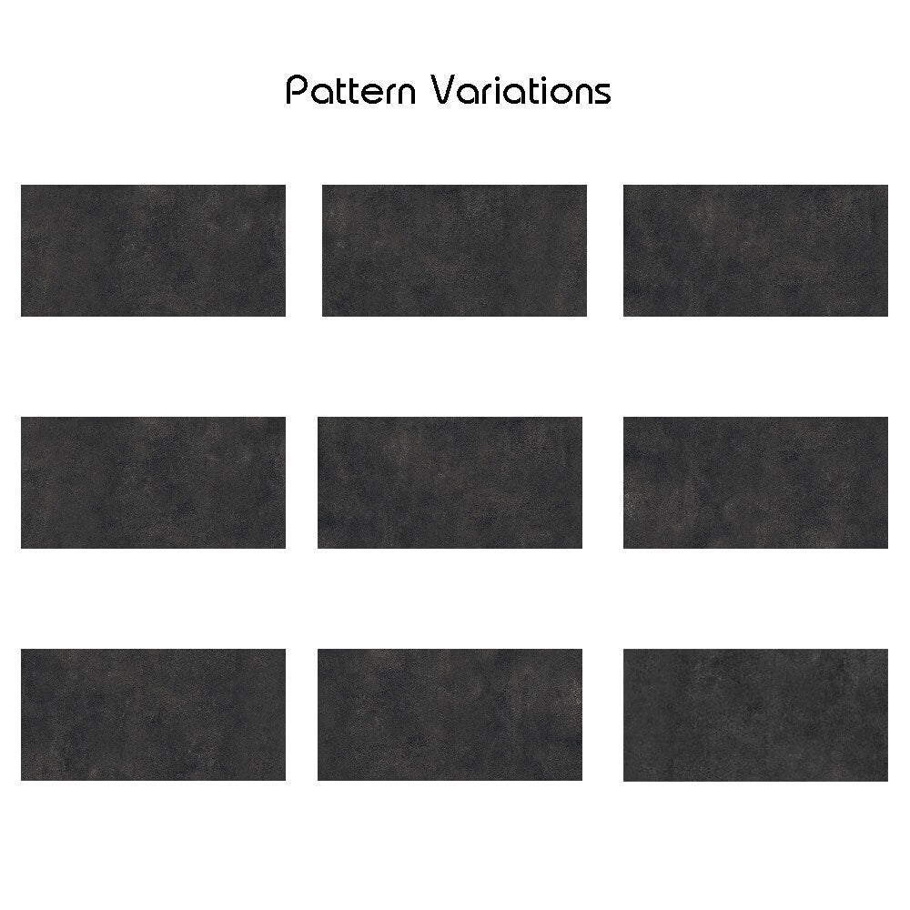Giorbello Carved Moon Black 12-in x 24-in Glazed Porcelain Floor and Wall Tile (10-sq. ft/ Carton)
