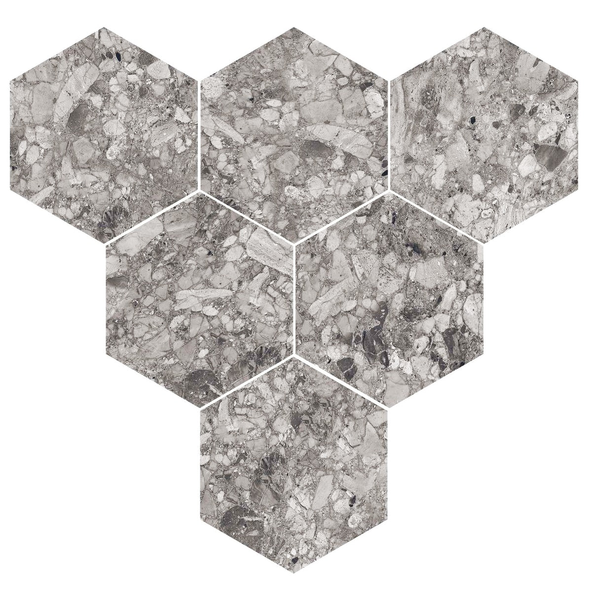Giorbello Ceppo Gray 10-in x 10-in Glazed Porcelain Stone Look Floor and Wall Tile (17.36-sq. ft/ Carton)