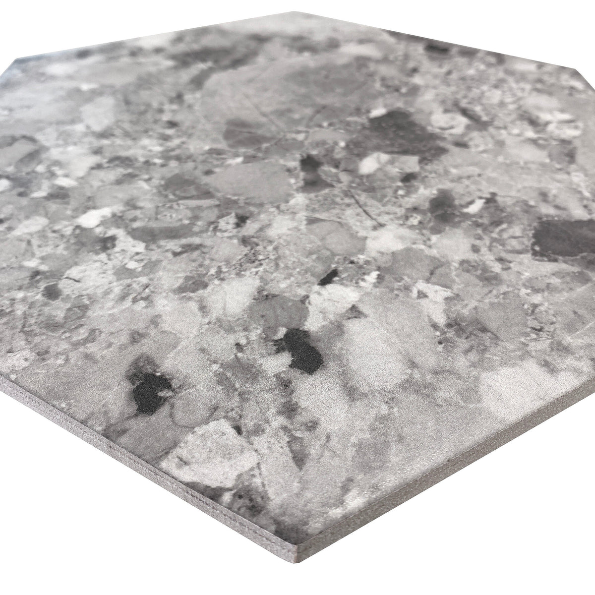 Giorbello Ceppo Gray 10-in x 10-in Glazed Porcelain Stone Look Floor and Wall Tile (17.36-sq. ft/ Carton)