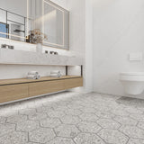 Giorbello Ceppo Silver 10-in x 10-in Glazed Porcelain Stone Look Floor and Wall Tile (17.36-sq. ft/ Carton)