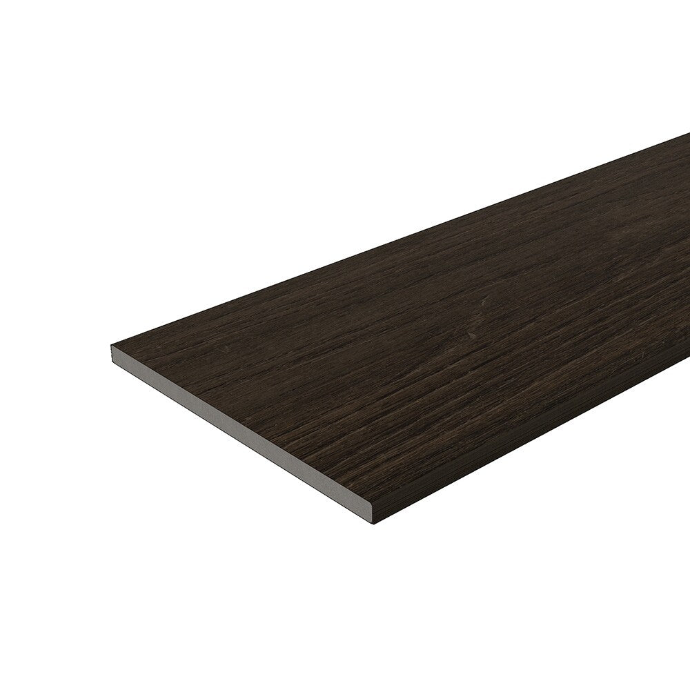 NewTechWood Fascia Board 1-in x 11-in x 6-ft Composite Spanish Walnut Fascia Deck Board (Actual Size: 0.6-in x 11-in)