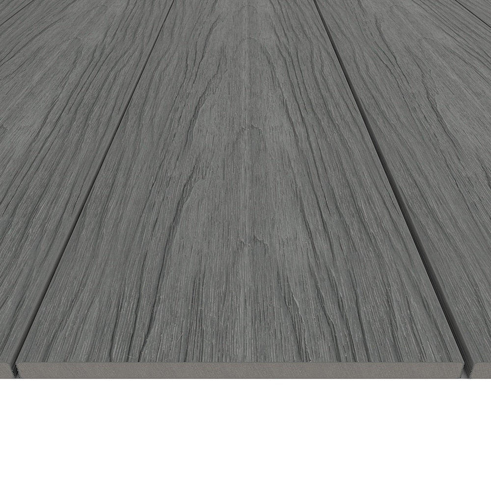 NewTechWood Fascia Board 1-in x 11-in x 6-ft Composite Westminster Gray Fascia Deck Board (Actual Size: 0.6-in x 11-in)