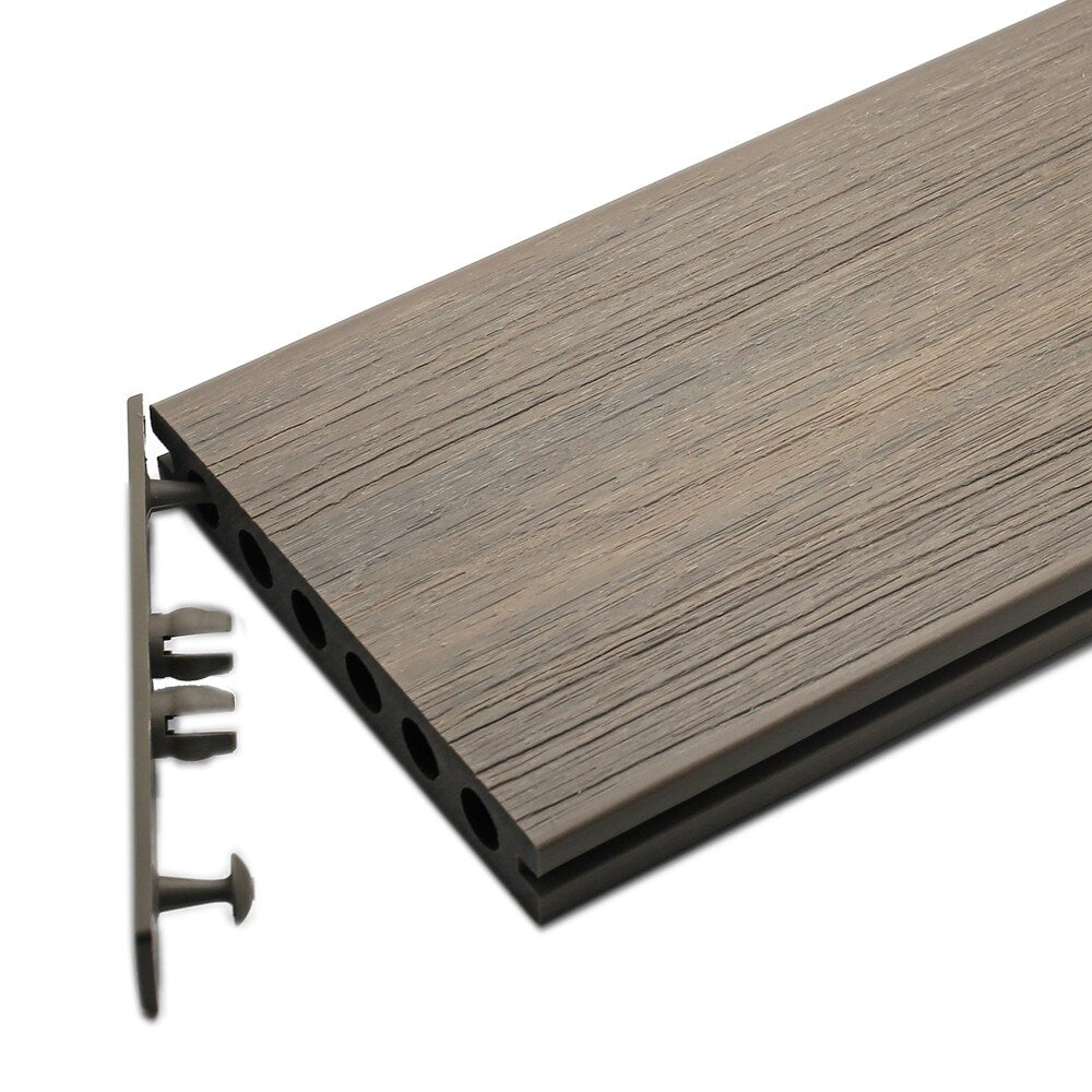 NewTechWood 6-in x 6-in Roman Antique Composite Deck End Cap