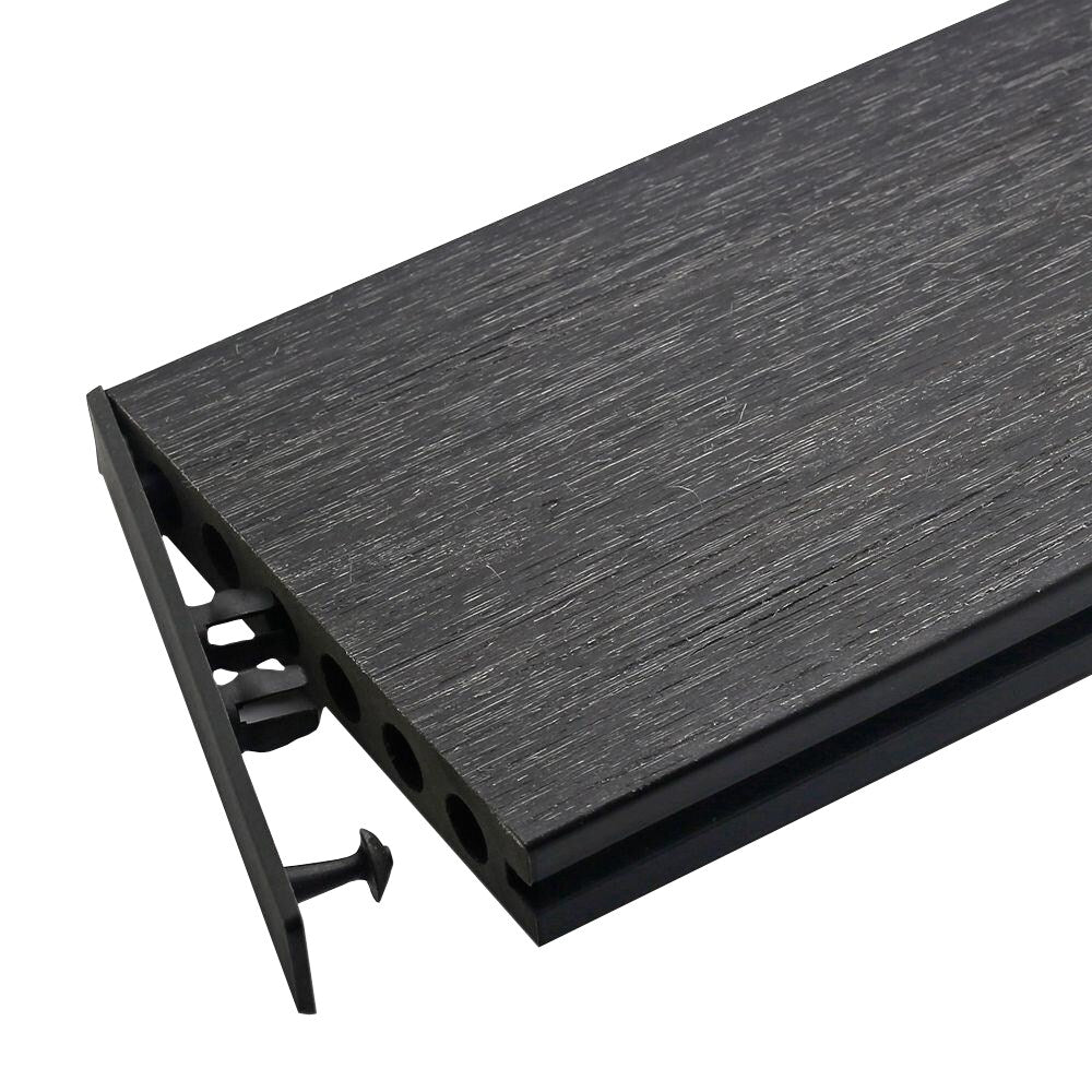 NewTechWood 6-in x 6-in Hawaiian Charcoal Composite Deck End Cap