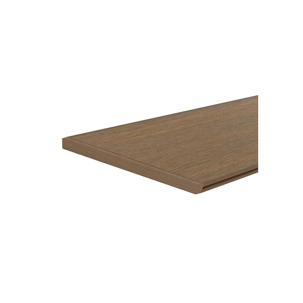 NewTechWood 6-in x 6-in Peruvian Teak Composite Deck End Cap