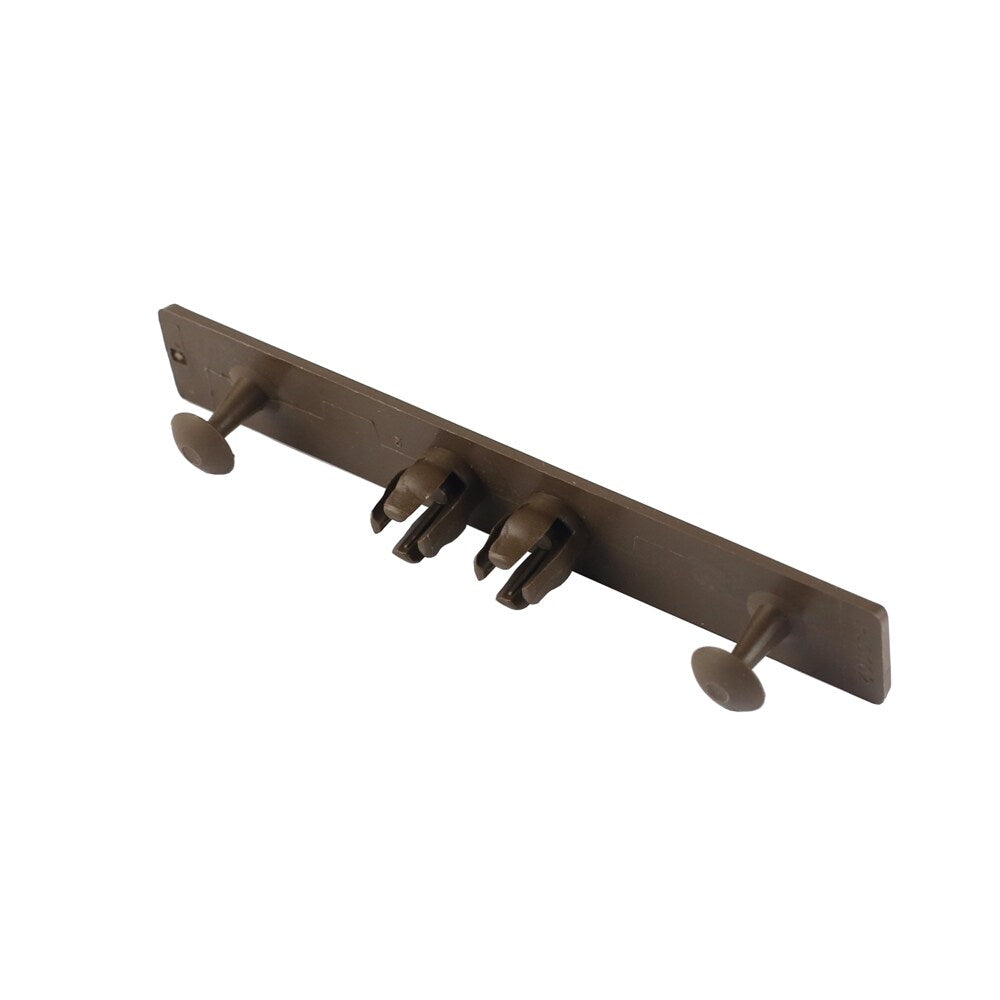 NewTechWood 6-in x 6-in Spanish Walnut Composite Deck End Cap