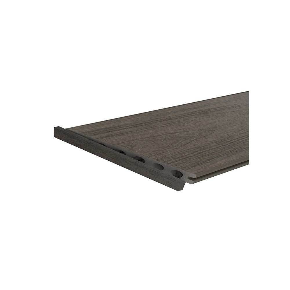 NewTechWood 6-in x 6-in Spanish Walnut Composite Deck End Cap