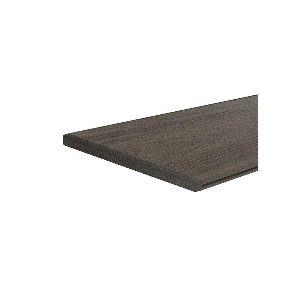NewTechWood 6-in x 6-in Spanish Walnut Composite Deck End Cap