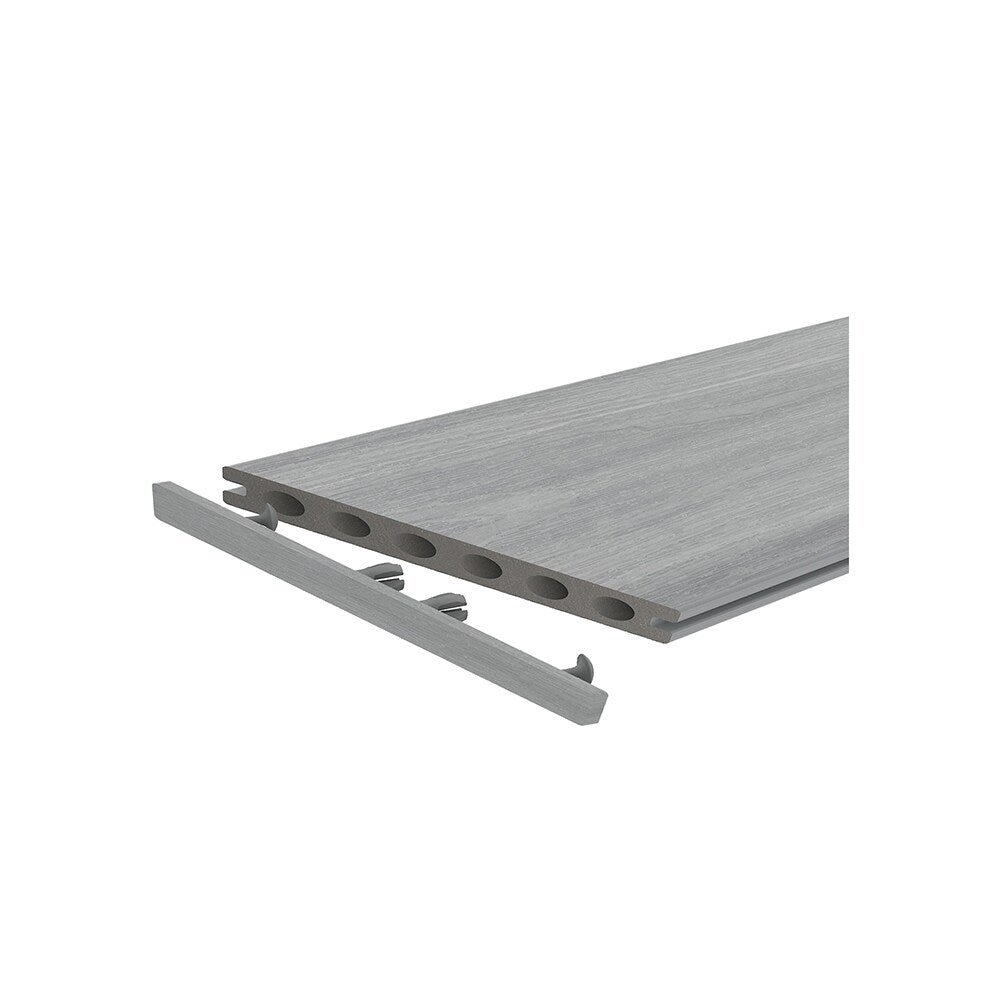 NewTechWood 6-in x 6-in Westminster Gray Composite Deck End Cap