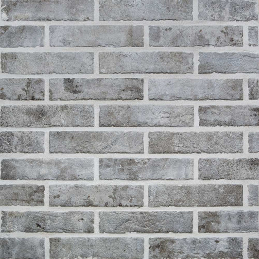 The Tile Life Brick City Grey 2-in x 10-in Matte Porcelain Brick look Floor and Wall Tile product image