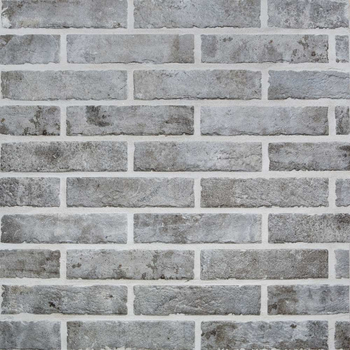 The Tile Life Brick City Grey 2-in x 10-in Matte Porcelain Brick look Floor and Wall Tile product image