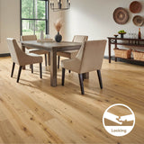 Bruce America's Best Choice Golden Natural White Oak 6-in W x 3/8-in T x Varying Length Wirebrushed Engineered Hardwood Flooring (30.63-sq ft / Carton)